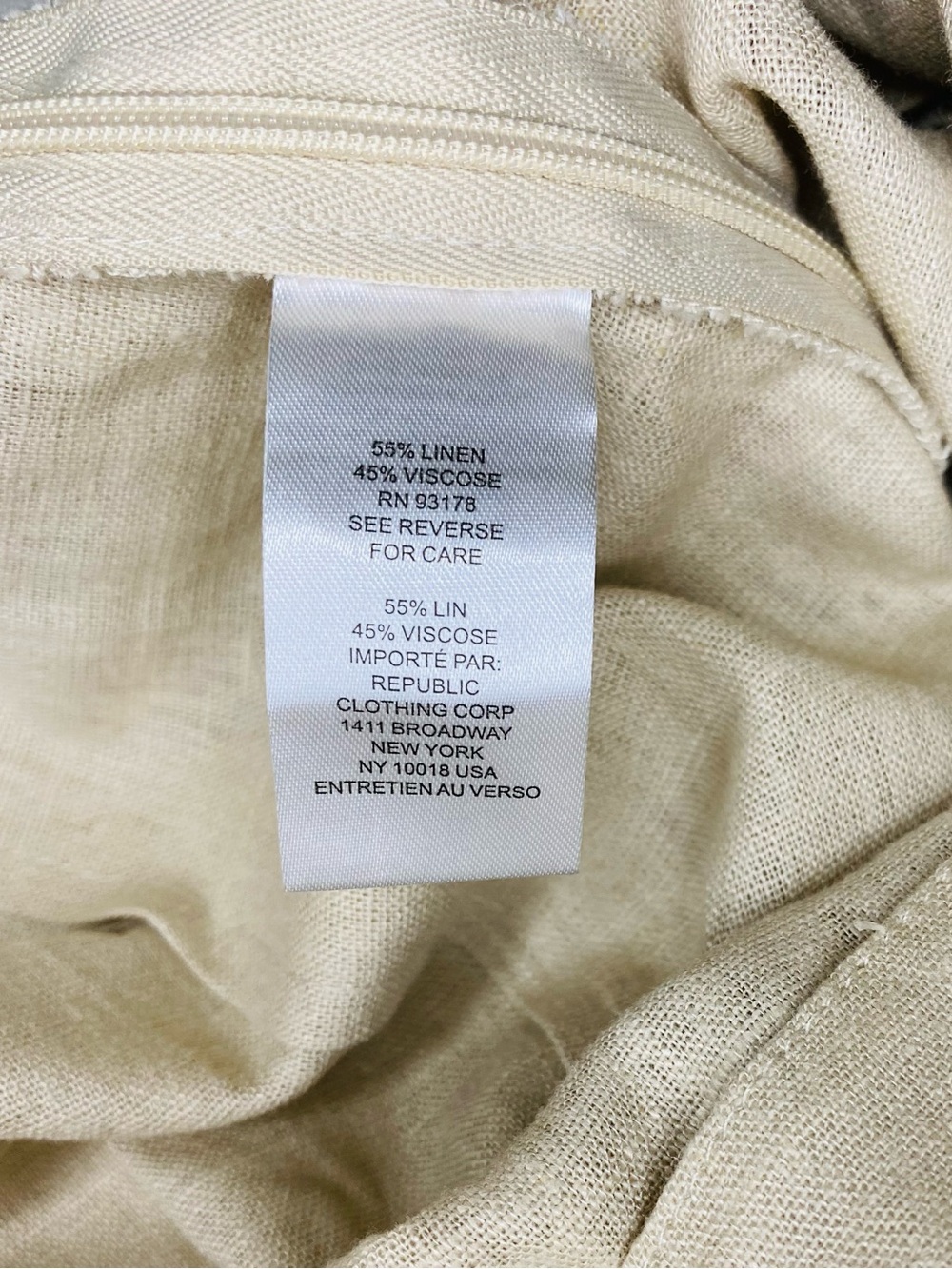 Elie Tahari Linen Blend Skirt - Picture 7 of 8